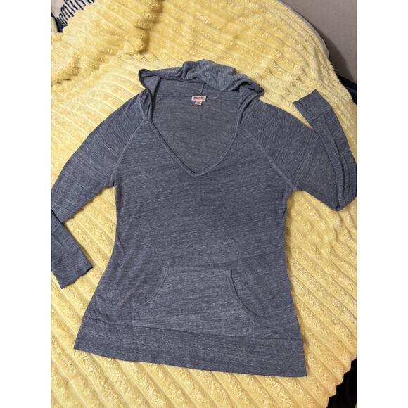 Womens, Massimo, Gray, Heather, Lightweight Hoodie Sweatshirt, Pullover Size Xl - Picture 1 of 4